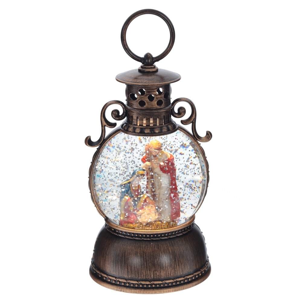 REMECO COLLECTION Фигурка 796153 Шар водяной Фонарь (подсветка,музыка,вьюга,3хААА) 11х11х24см