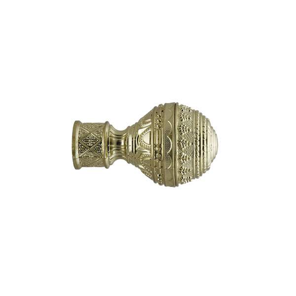 Наконечник DIY  28мм Золото глянец Люксор  28.01.30.100