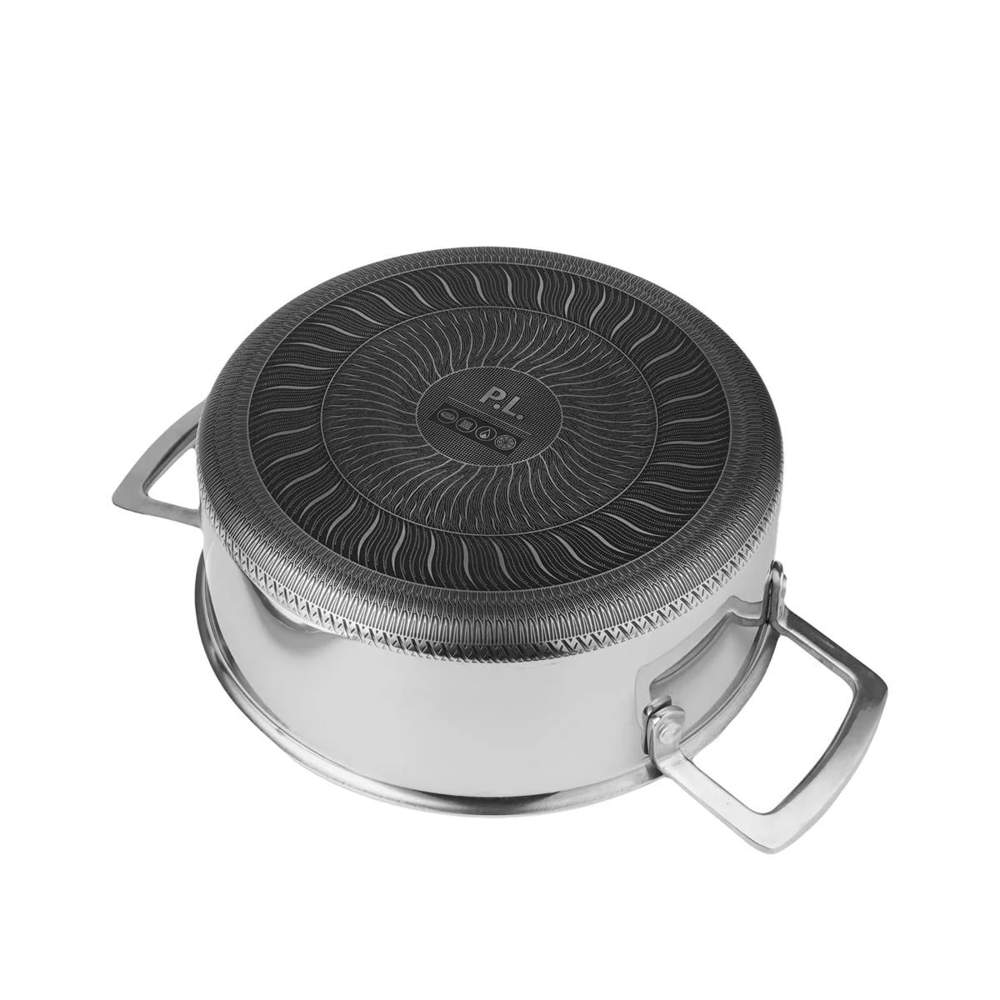P.L. Proff Cuisine Кастрюля Honeycombs 2,6л 200х150мм нерж.сталь Индукция с крышкой АП 81280232