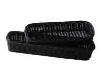 P.L. Proff Cuisine Корзинка 95001011 черная прямоугольная 28х11х5см C04052K