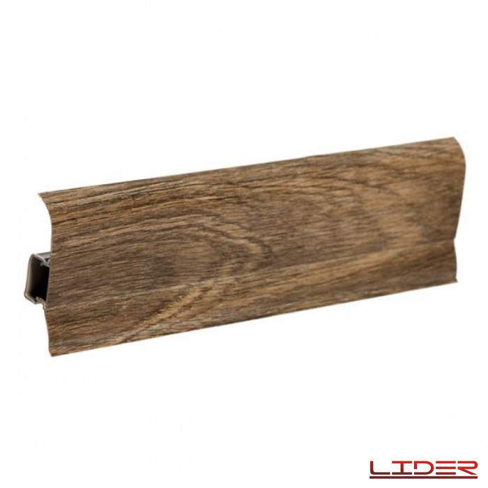 757M Плинтус мат. Дуб традиц. 2500/75/24мм Лидер