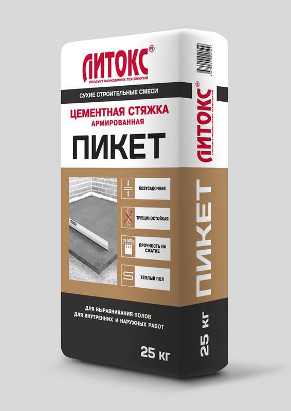 Ровнитель д/пола  Литокс ПИКЕТ  25кг/56