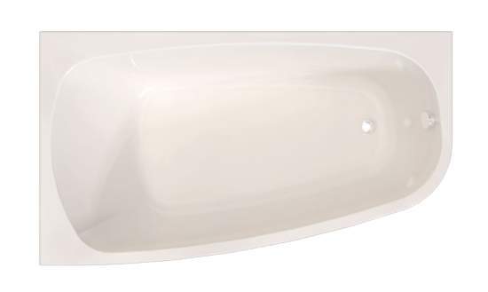 Ванна акрил. Рона 148*80 фронтально-торцевая панель,рама-подст.+слив-перелив с сифоном(левая)