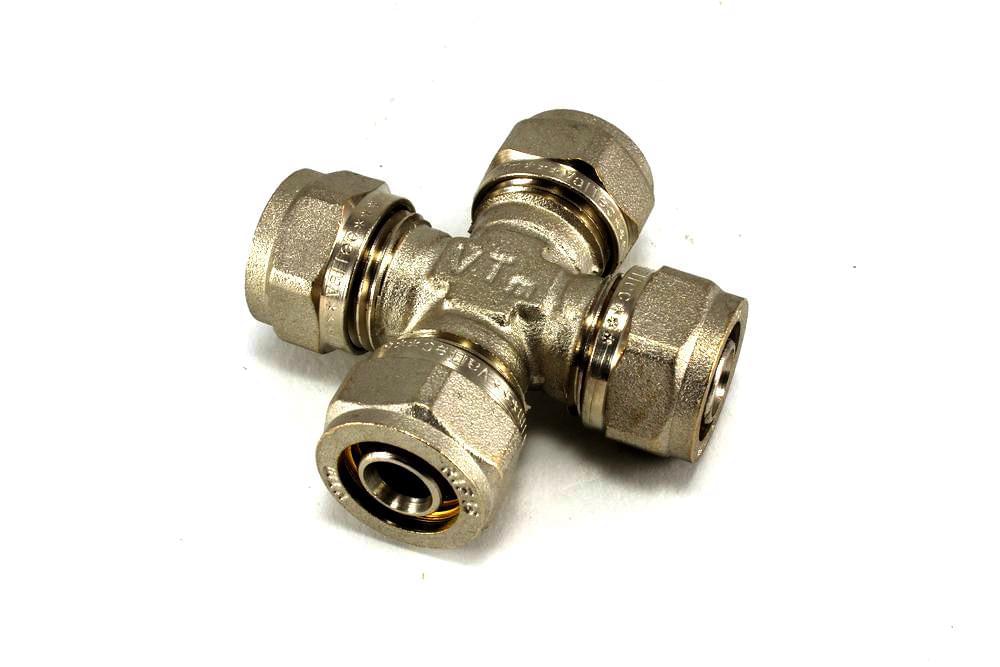 Крестовина обжим. 16   Valtec