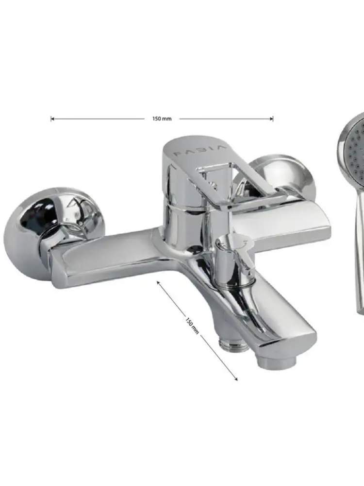 Смеситель FABIA  9613  в ванную  шаров.  Хром