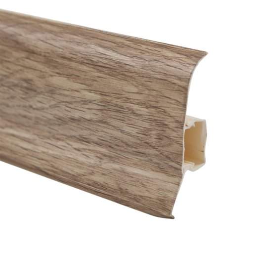 763M Плинтус мат. Дуб печерс. 2500/75/24мм Лидер