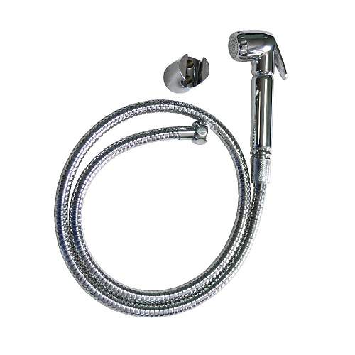 Набор бидэ 2065 гигиенический универс. пласт. хромирован.