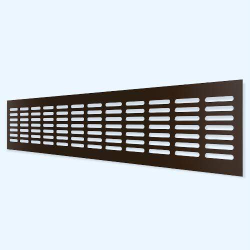 Решетка 4808DP AL - Dark Bronze - переточная алюм с анодир.покрытием 480*80