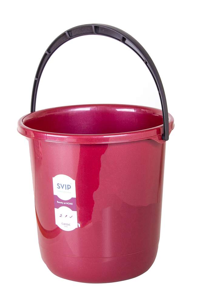 Ведро 12л  Классика бордо круг.мерн.делен.  SV4076БР/265290
