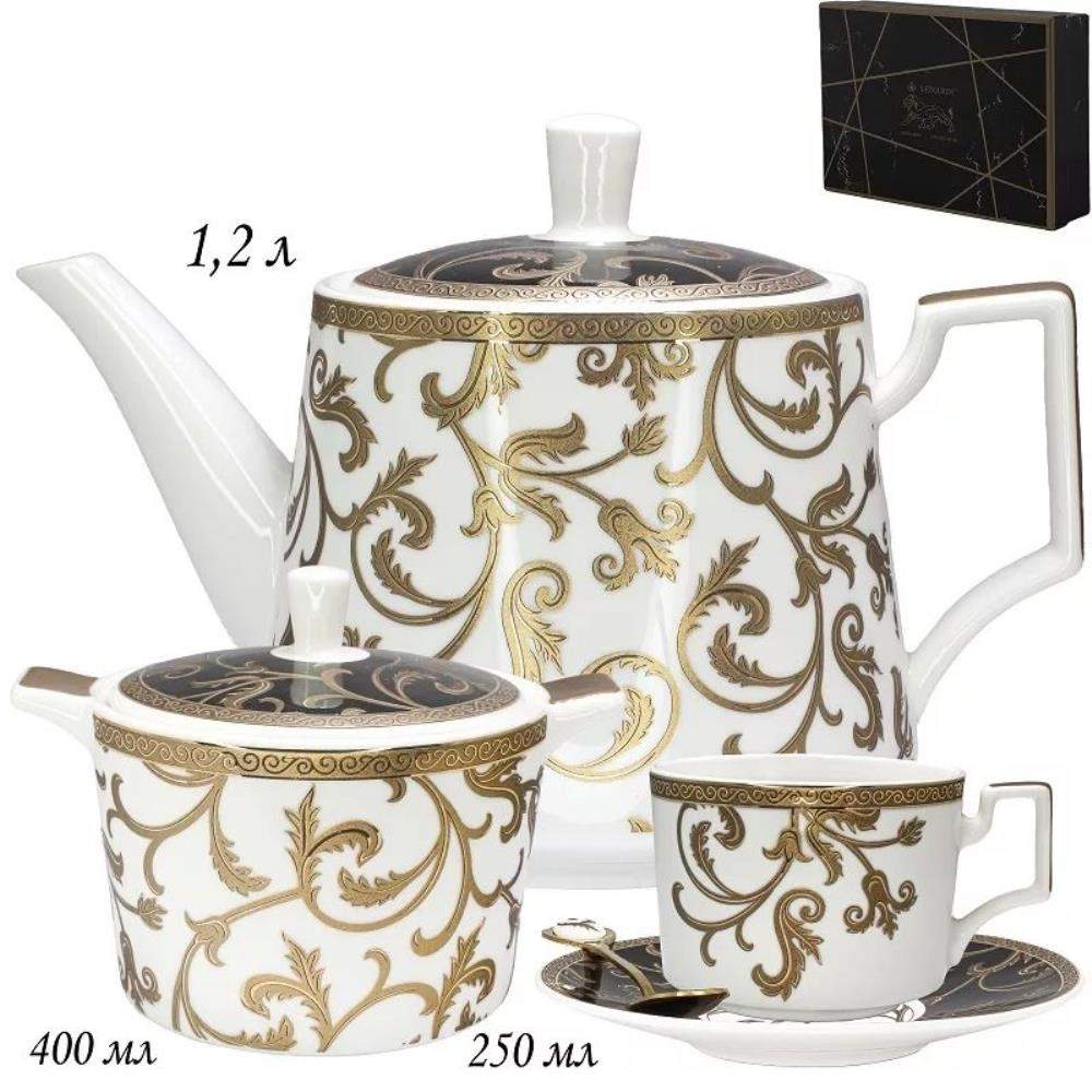 LENARDI Сервиз чайный 133-150 22пр/6перс 250мл