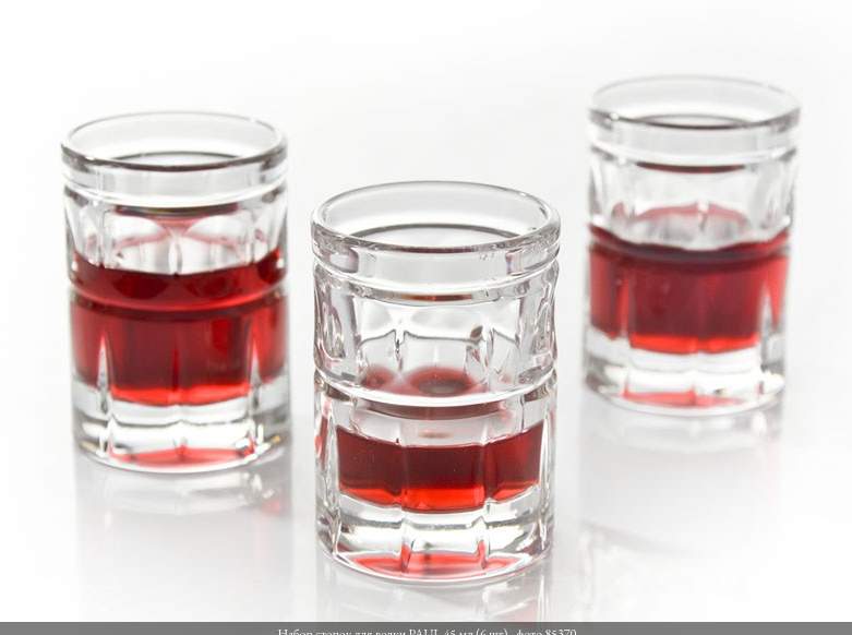 CRYSTAL BOHEMIA Набор Paul стопки д/водки 45мл 6шт БПХ550