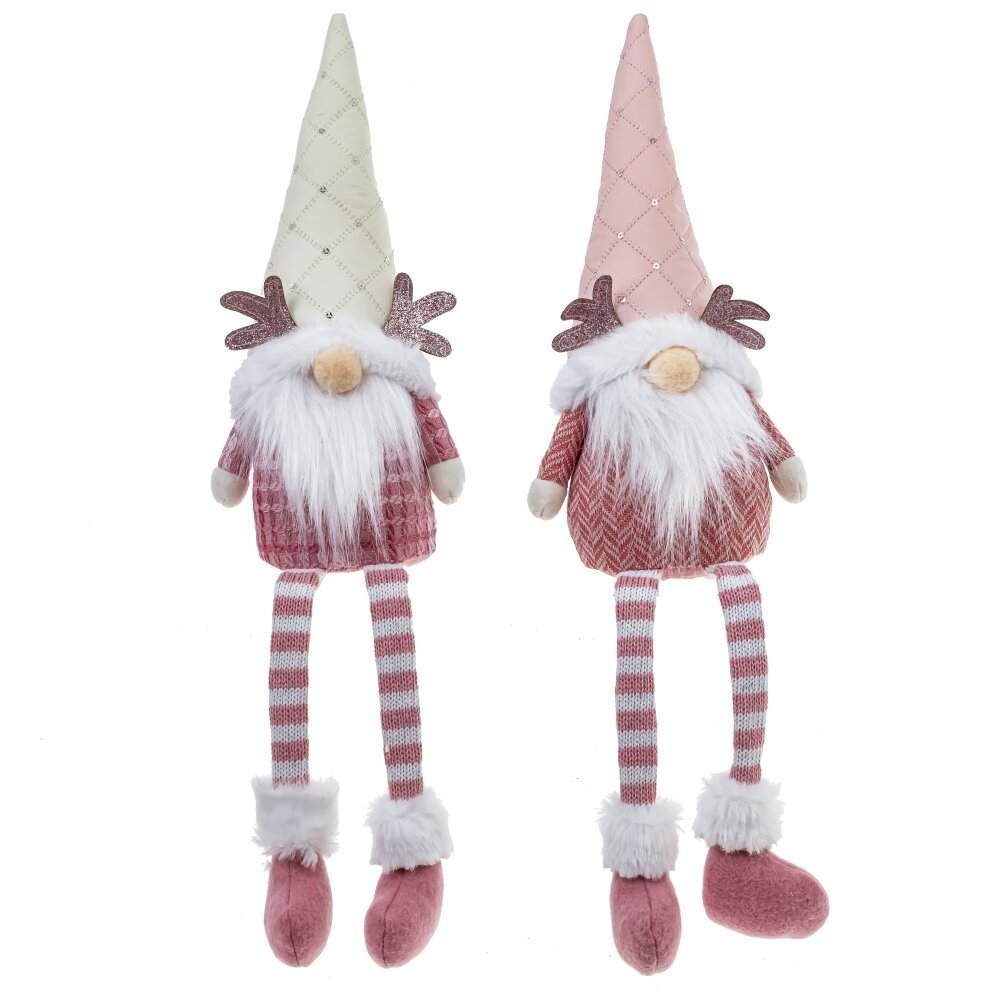 REMECO COLLECTION Игрушка набивная 808545 Гном розовый 12х8х45см 2 вида
