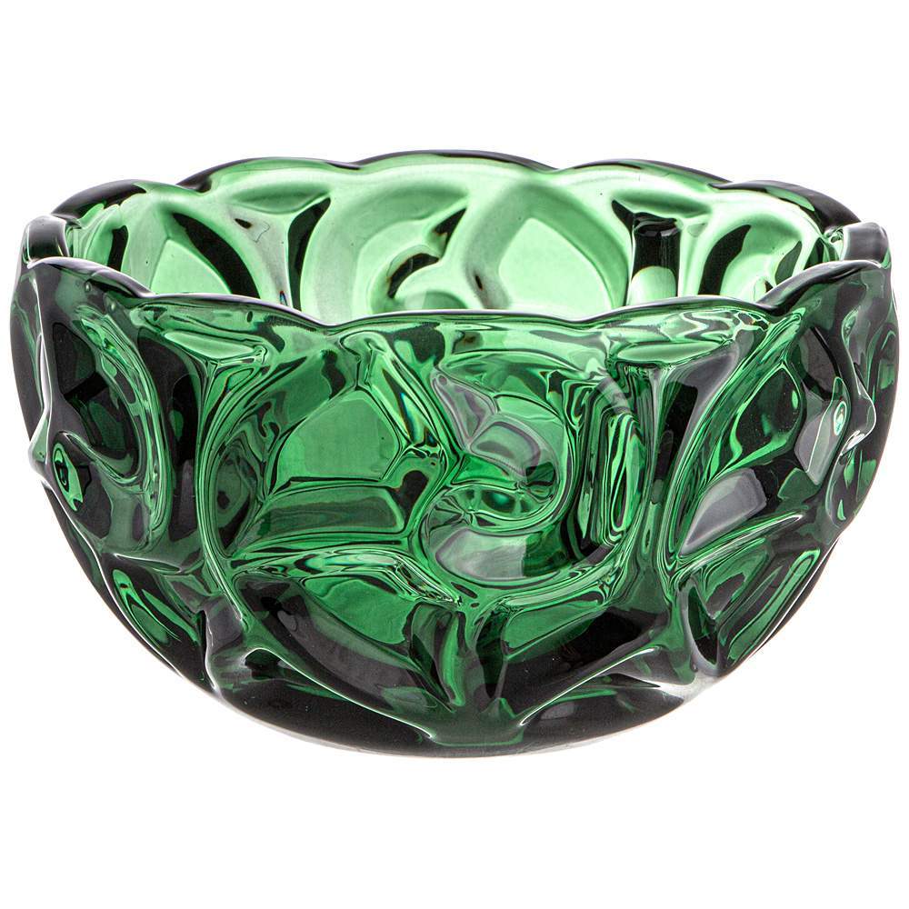 LEFARD Ваза 695-072 Elegia Emerald д/конфет 17,3х10см