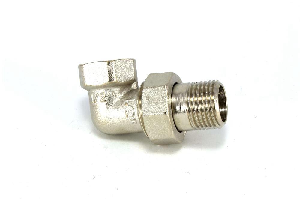 Американка угловая  1/2"  хром  VTr.098.N.0004