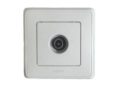 Розетка CARIVA TV звезда простая бел. Leg773678/88683/695956