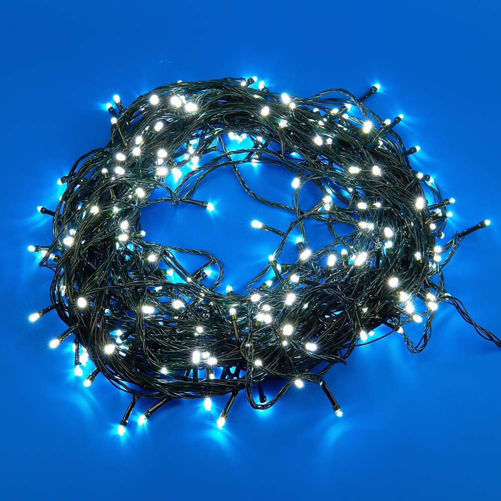 Гирлянда с/д ULD-S5000-500/DGA WHITE  IP20  50м белый свет провод зелен. UL-00009931