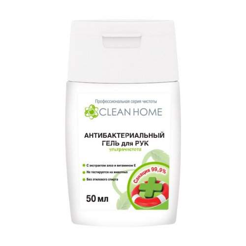CLEAN HOME  Гель д/рук антибактериальный  500мл   520
