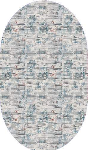 Ковер HARMONY  9652A L.Grey/L.Grey  1,6х2,3  овал