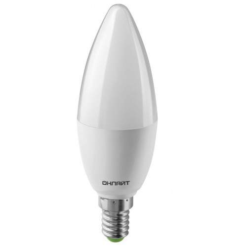 Лампа Navigator 61958  OLL-C37 10вт E14  дневной матовый  Свеча