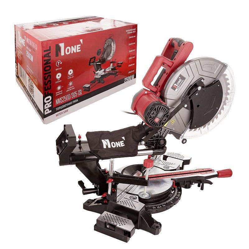 Пила торцовочная NUMBER ONE   NMS 2500/305-1SL 2500Вт 305мм
