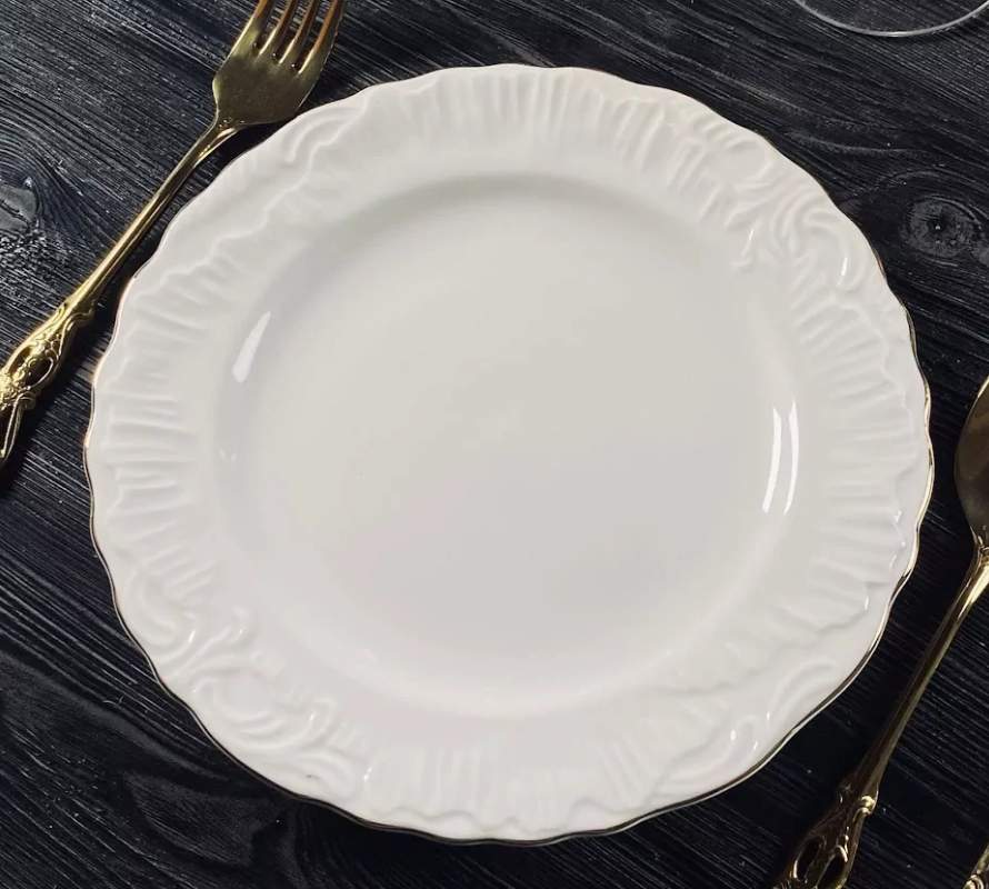 LENARDI Аврора Gold Набор тарелок 305-056 мелких 20,5см 6шт 