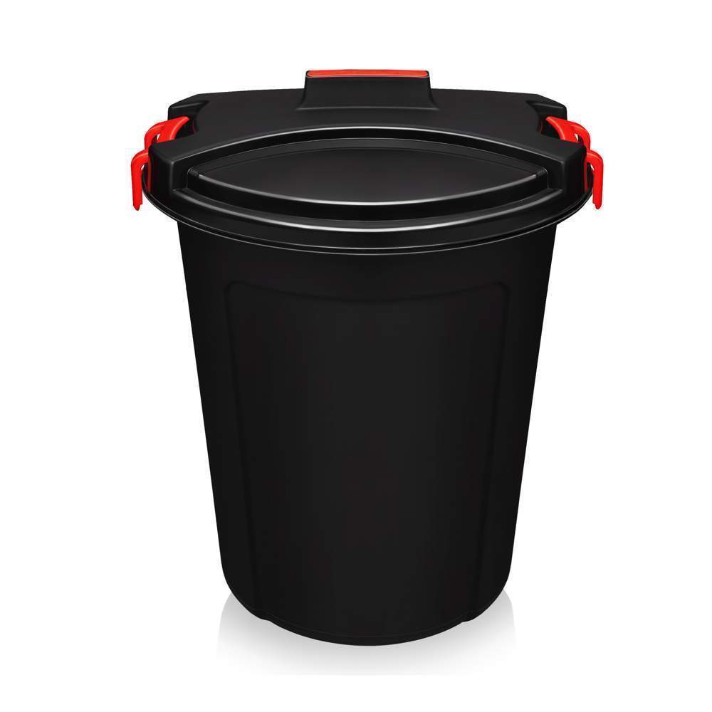 ЭЛЬФПЛАСТ Бак хозяйственный 568 Геркулес 70л черный 530х660мм 