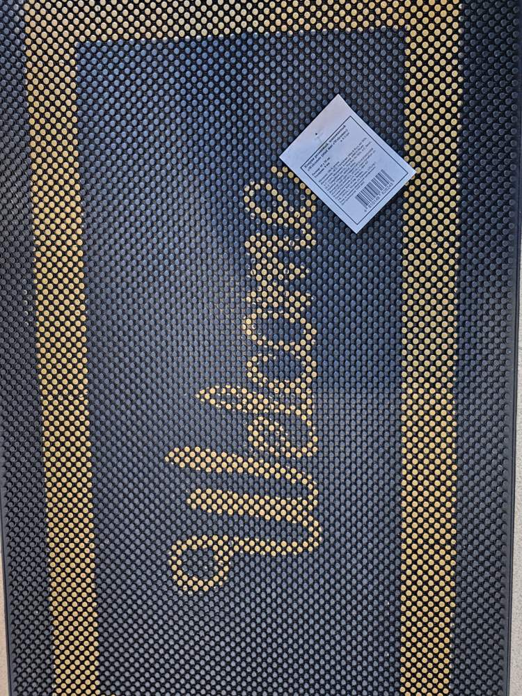 Коврик резиновый  45х75 "Welcome" шипованный