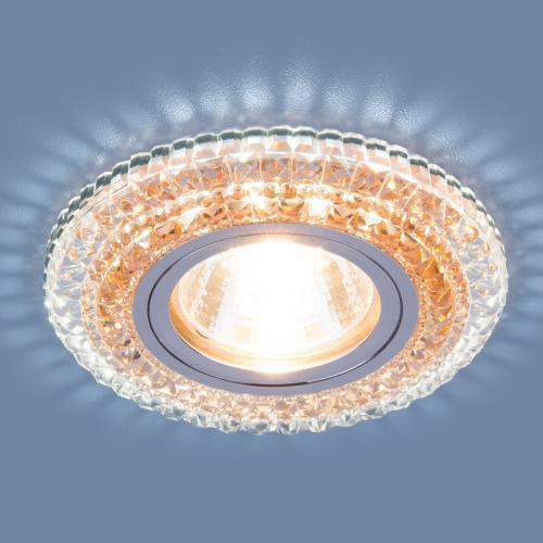 Точечный свет- 2193  MR16  CL/OR прозрачный/оранжевый