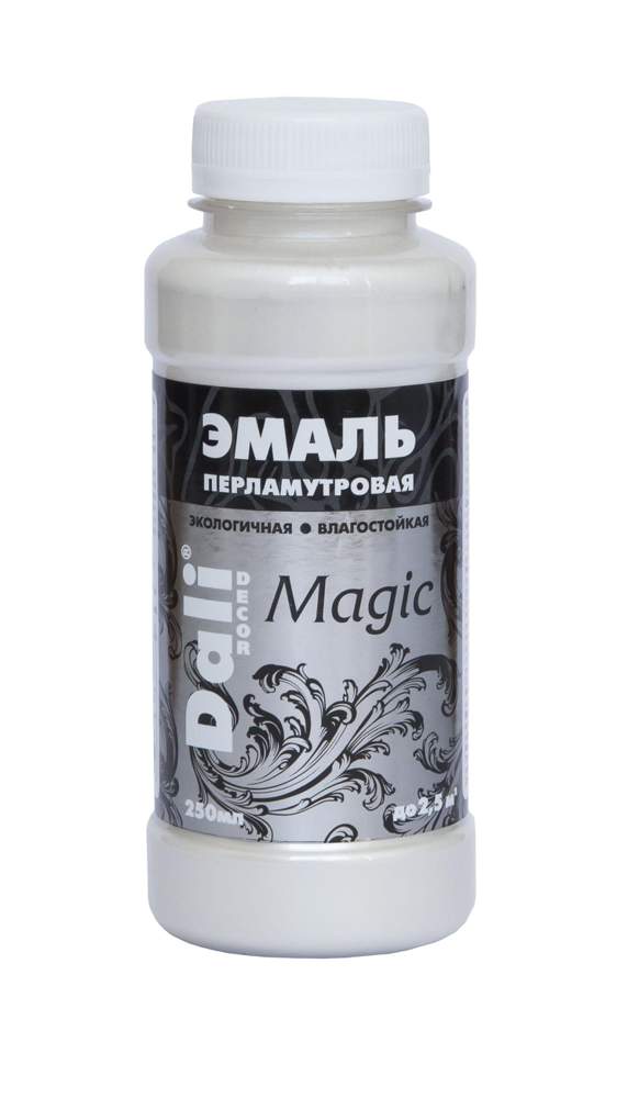 Эмаль DALI-DECOR Magic  перламутр  СЕРЕБРО  0,25л  20526