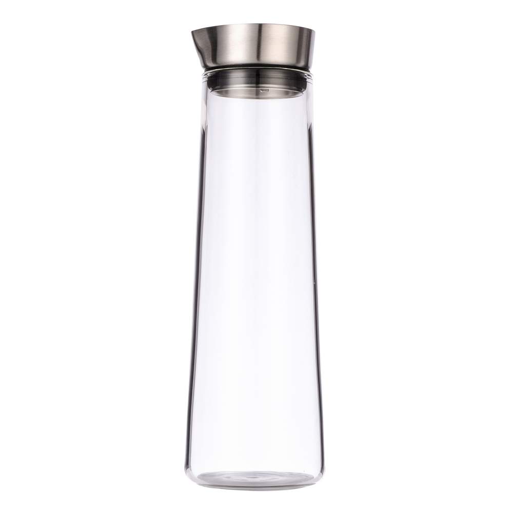 KAMILLE Графин 9032 1200мл боросиликатное стекло со стальной пробкой 