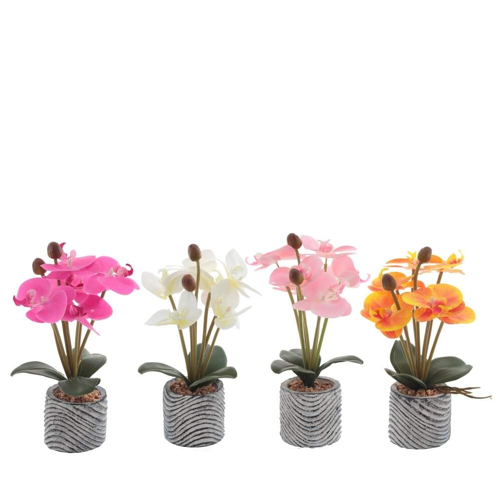 REMECO COLLECTION Композиция цветочная 814255 Орхидея 15х14х28см