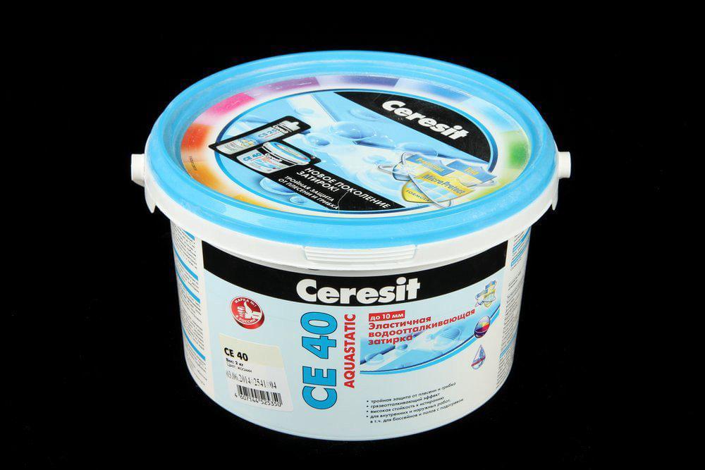 Затирка Ceresit CE A 40 эл. вод. пр/гриб. 2кг жасмин 1046820