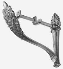 Кронштейн  DIY  28.33V.200 двойной откр  V28/16  Хром глянец