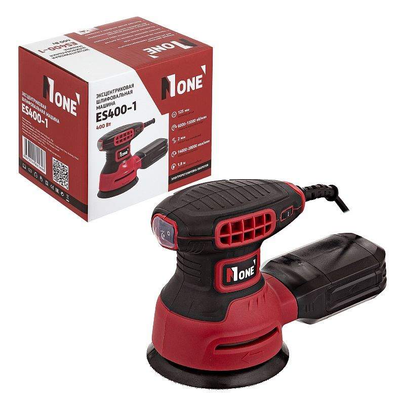 Шлифмашина NUMBER ONE ES400-1 эксцентриковая 400Вт 125мм