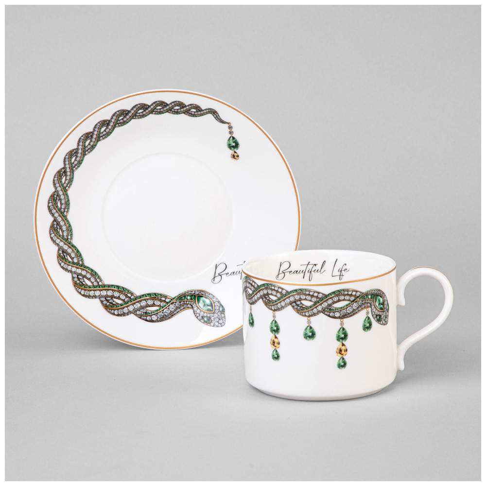 LEFARD Beautiful Life Набор чайный 590-568 2пр/1перс 300мл фарфор 