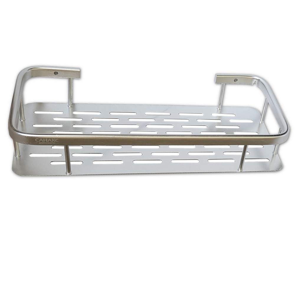 Полочка САНАКС  прямоугольная ,одинар.,алюмин., с литым дном 32см  75066  