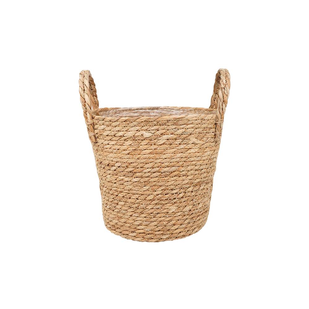 Кашпо плетеное Lishan-07 XS Сафари с ручками Д165 Ш165 В140 натур.