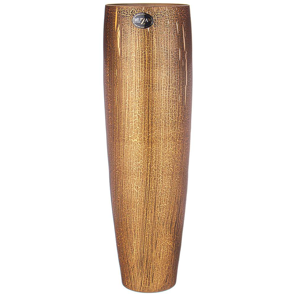 MUZA Ваза 380-942 Craquelure Black h50см
