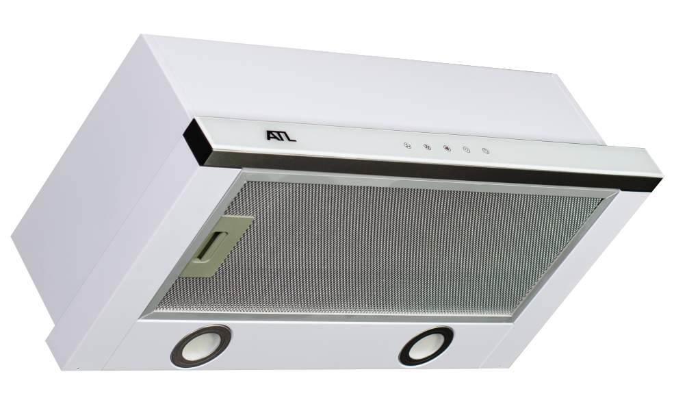 Кухонный воздухоочиститель ATLAN SYP-3002  60см  ТС white стекло   650 m3 2 мотора (удаление)