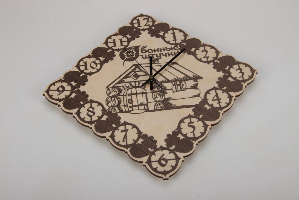 Часы кварцевые в предбанник  С легким паром / Баня  32194