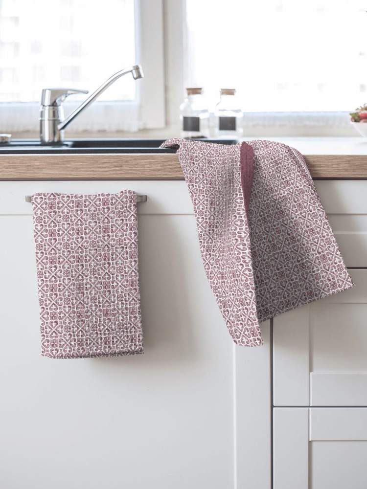 WENGE Комплект вафельных полотенец 50х70 2шт Восточная история рис.33007-1 972061