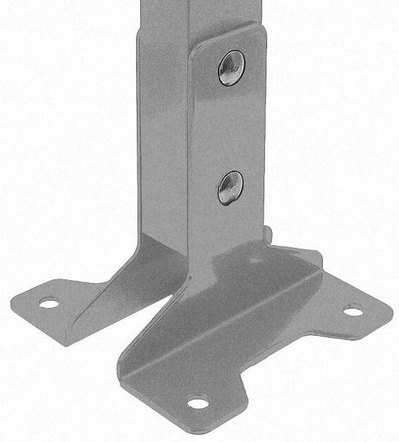 Фланец из 2-х оснований Zn