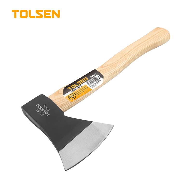 Топор TOLSEN 800г, дерев.топорище  25254