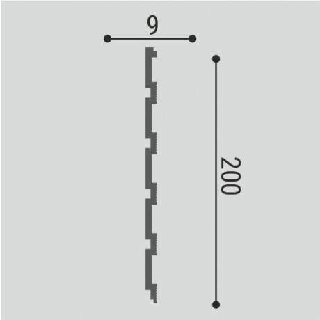 Панель стеновая XPS BD 03/2,6 м