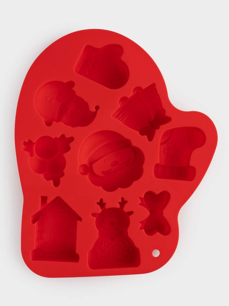 ANNA LAFARG Форма Варежка для выпечки кексов 9 ячеек силикон 25х20х2,5см ANLAF-HS25