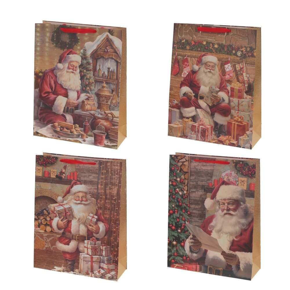 REMECO COLLECTION Пакет подарочный НГ 815527 43х15х55см 4в