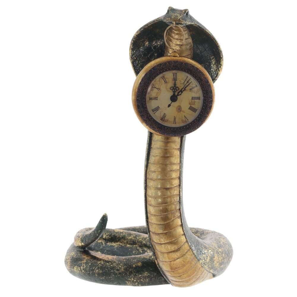 REMECO COLLECTION Фигурка 813217 Змея с часами (1хAA) 23х28х36,5см