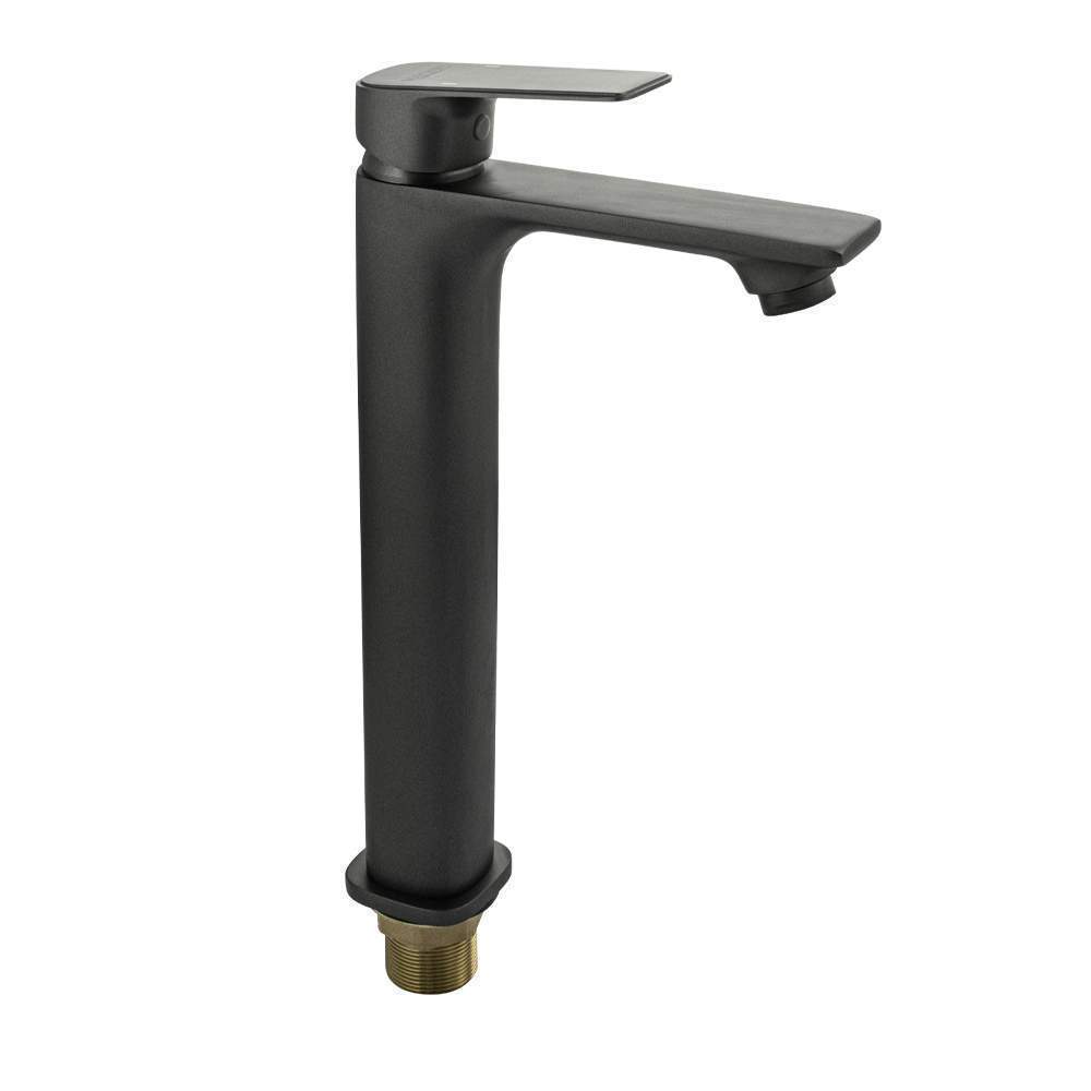 Смеситель Magnus  8402  на раковину,Высокий, литой корпус , графит