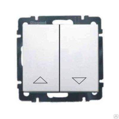 Выключатель VALENA  жалюзийный  белый  774404
