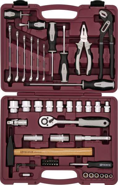 Набор инструмента UTS0056  1/4", 1/2"DR  универс. 56пр.  052057